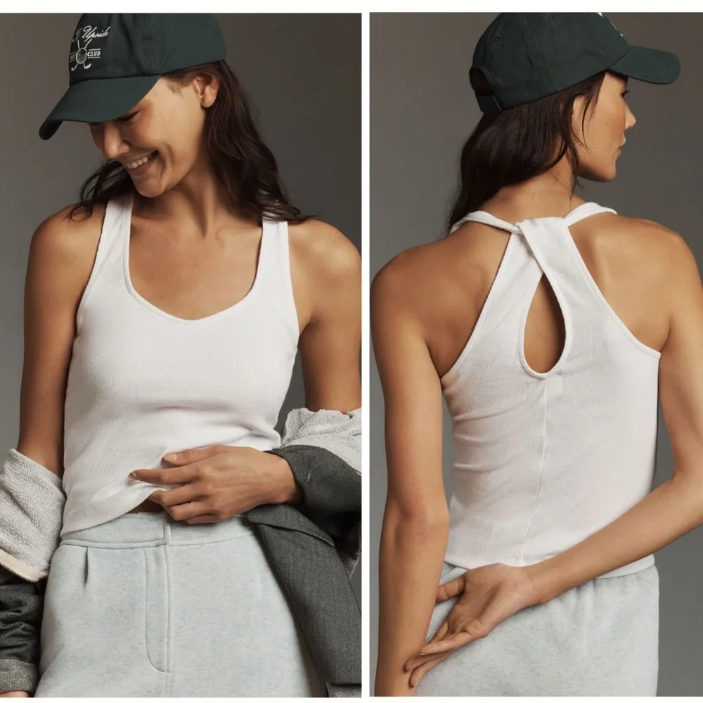 NWT Anthropologie Twist Back Tank